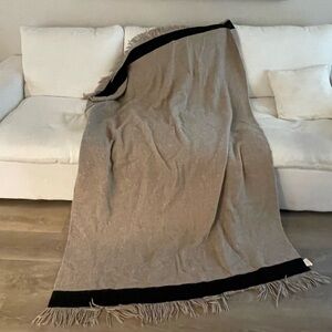 CB2 throw blanket. 50”x70”
